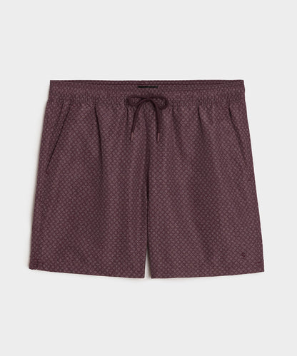 Todd Snyder 5" Montauk Swim Trunk - Merlot