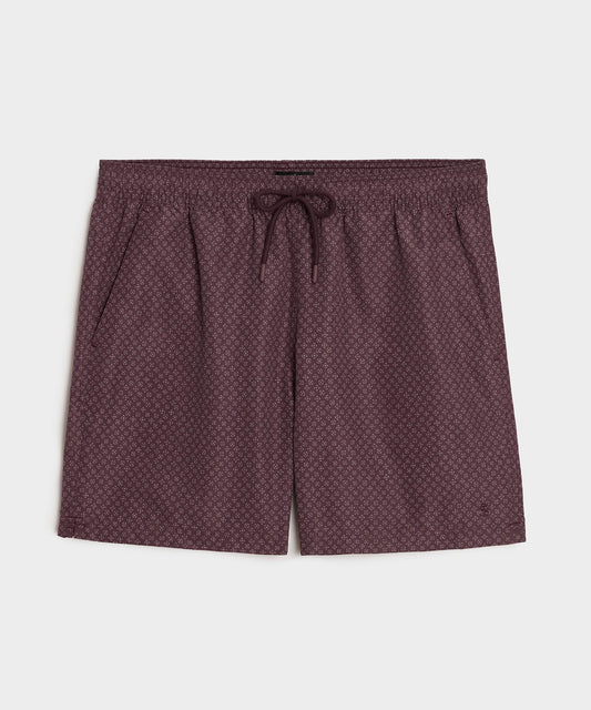 Todd Snyder 5" Montauk Swim Trunk - Merlot