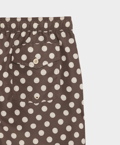Todd Snyder 5" Montauk Swim Trunk - Brown