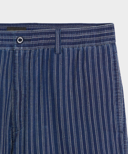 Todd Snyder 5" Cotton Beachcomber Short - Indigo