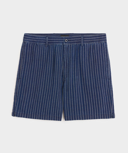 Todd Snyder 5" Cotton Beachcomber Short - Indigo