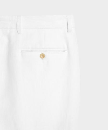 Todd Snyder Italian Linen Sutton Trouser - White