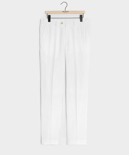 Todd Snyder Italian Linen Sutton Trouser - White
