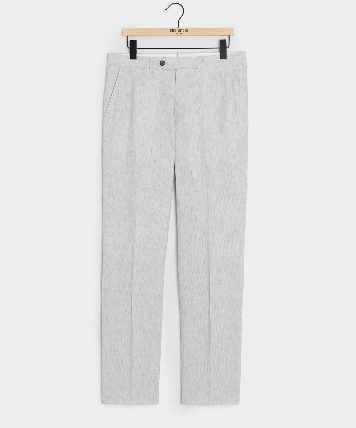 Todd Snyder Italian Linen Sutton Trouser - Light Grey