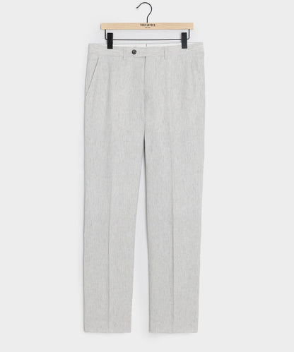 Todd Snyder Italian Linen Sutton Trouser - Light Grey