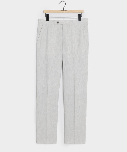 Todd Snyder Italian Linen Sutton Trouser - Light Grey