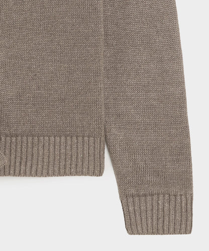 Todd Snyder Linen Cardigan - Weathered Timber