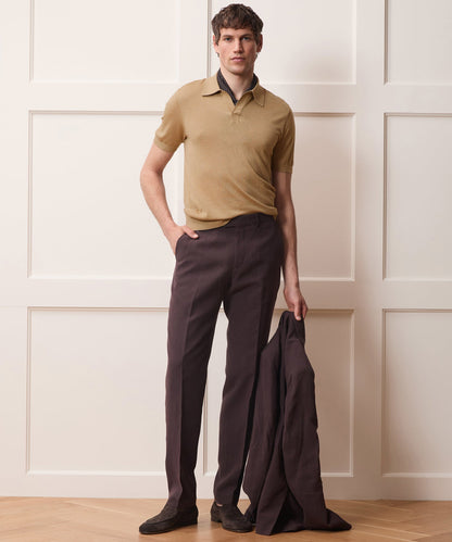 Todd Snyder Silk-Cashmere Montauk Sweater Polo - Beach Walk