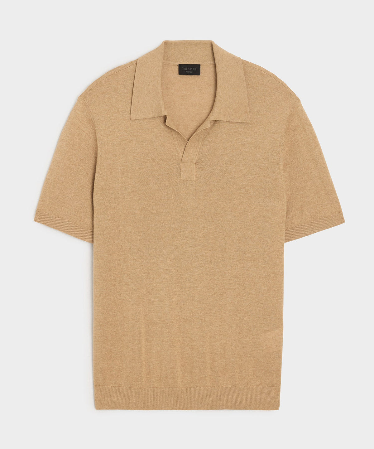 Todd Snyder Silk-Cashmere Montauk Sweater Polo - Beach Walk