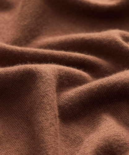 Todd Snyder Silk-Cashmere Montauk Sweater Polo - Weathered Oak
