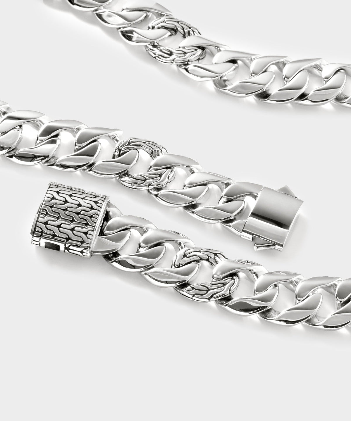 Todd Snyder John Hardy Sterling Silver Curb Chain Necklace - Silver