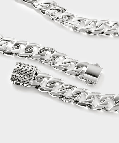 Todd Snyder John Hardy Sterling Silver Curb Chain Necklace - Silver