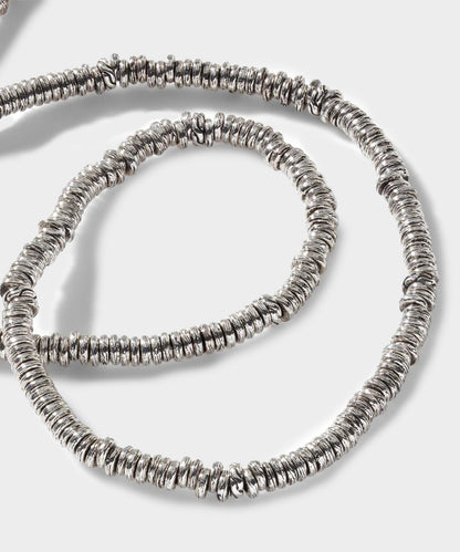 Todd Snyder John Hardy Sterling Silver Heishi Necklace - Silver