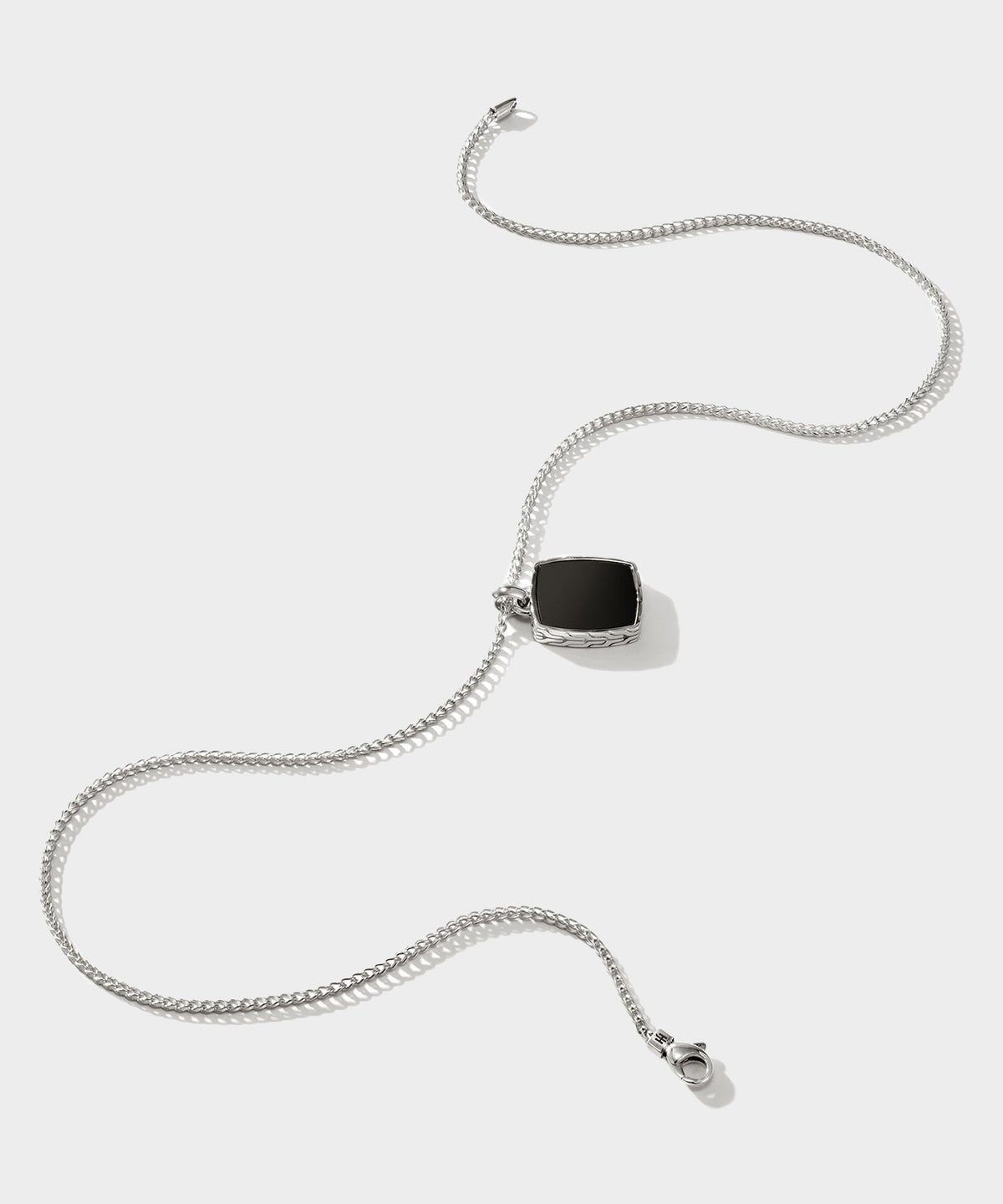 Todd Snyder John Hardy Sterling Silver Tag Pendant Necklace - Silver