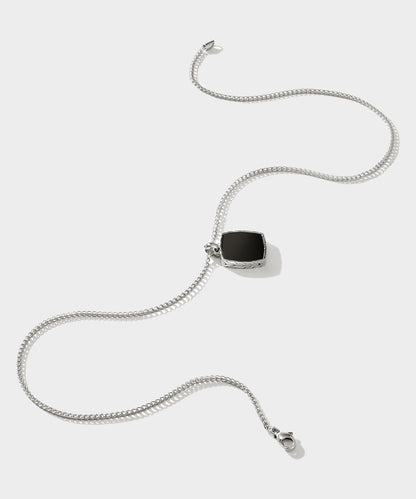 Todd Snyder John Hardy Sterling Silver Tag Pendant Necklace - Silver