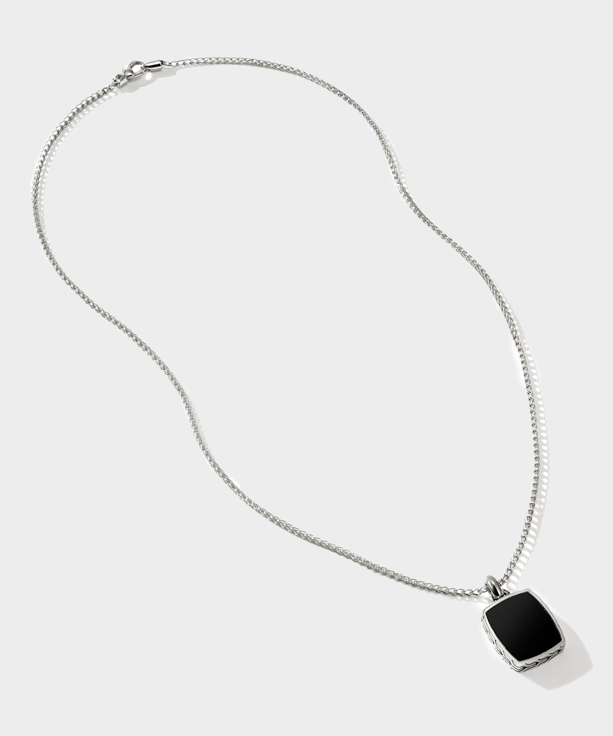 Todd Snyder John Hardy Sterling Silver Tag Pendant Necklace - Silver