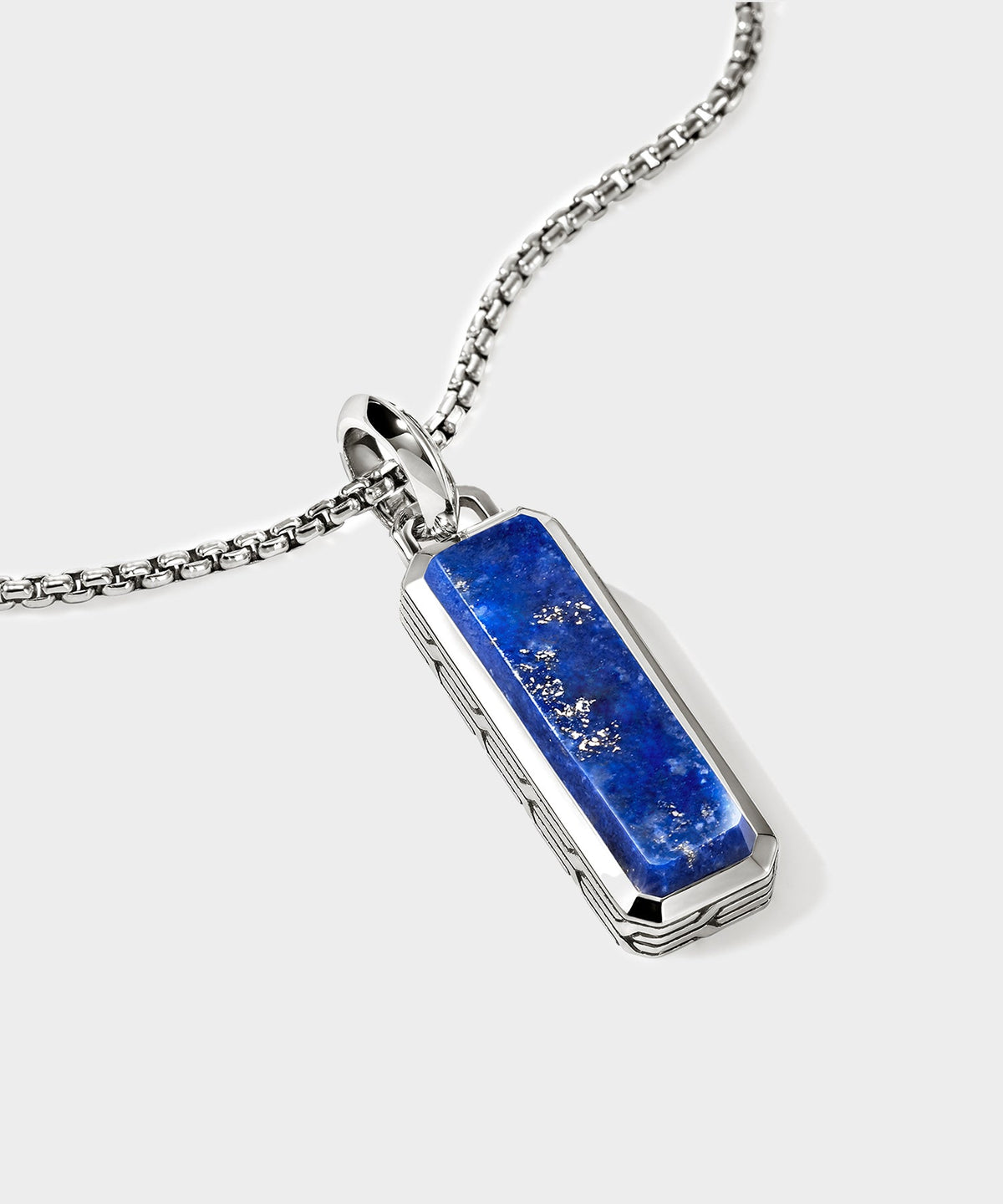 Todd Snyder John Hardy Sterling Silver Lapis Lazuli Necklace - Silver