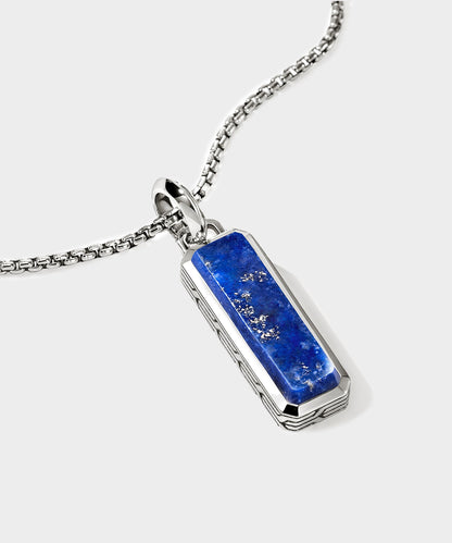 Todd Snyder John Hardy Sterling Silver Lapis Lazuli Necklace - Silver