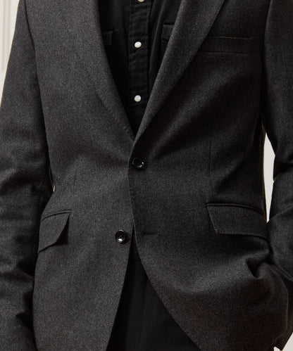 Todd Snyder Italian Flannel Sport Coat - Charcoal