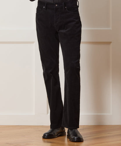Todd Snyder Western 5-Pocket Corduroy Pant - Black