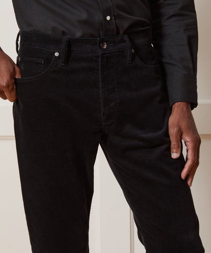 Todd Snyder Western 5-Pocket Corduroy Pant - Black