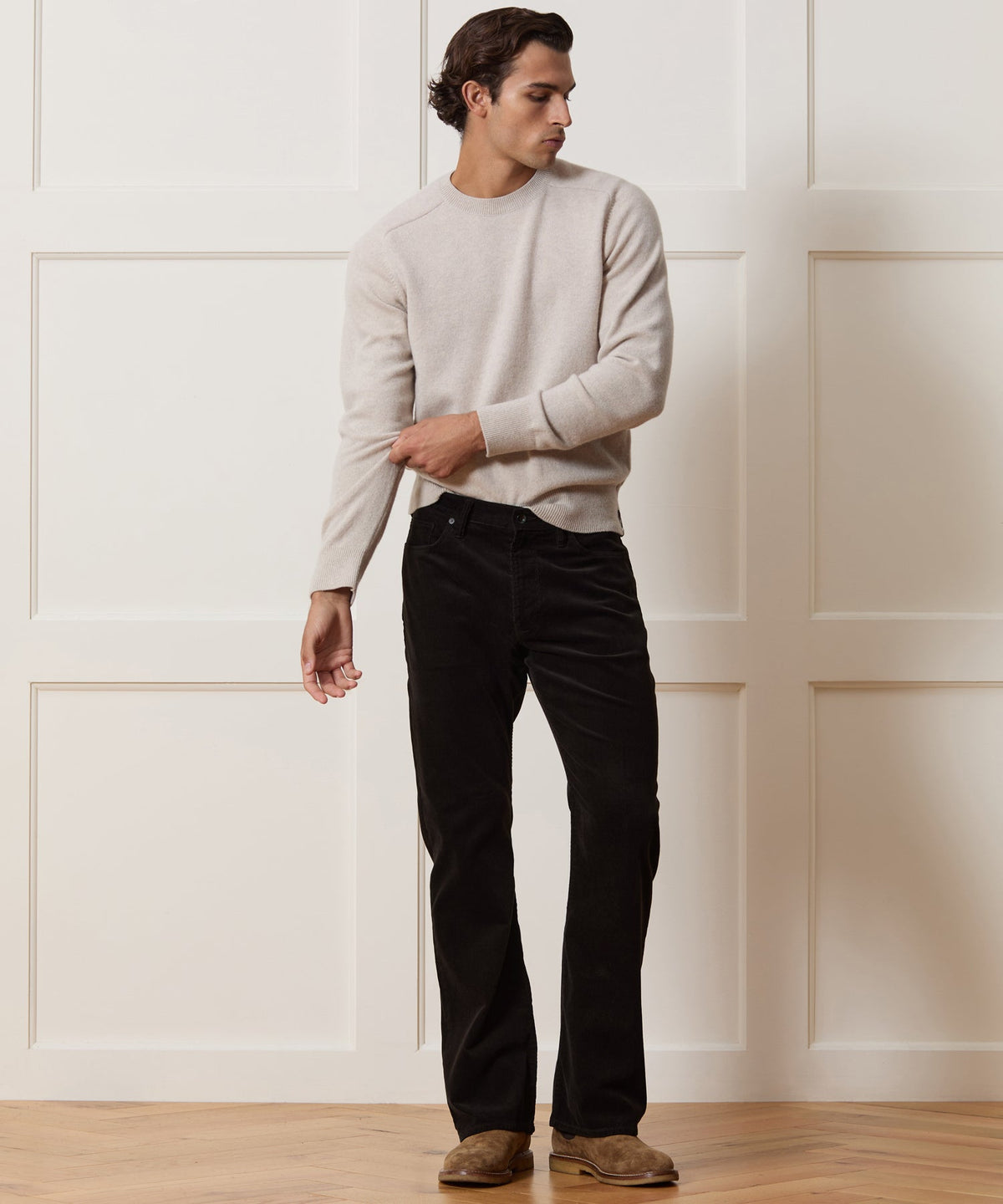 Todd Snyder Western 5-Pocket Corduroy Pant - Caviar