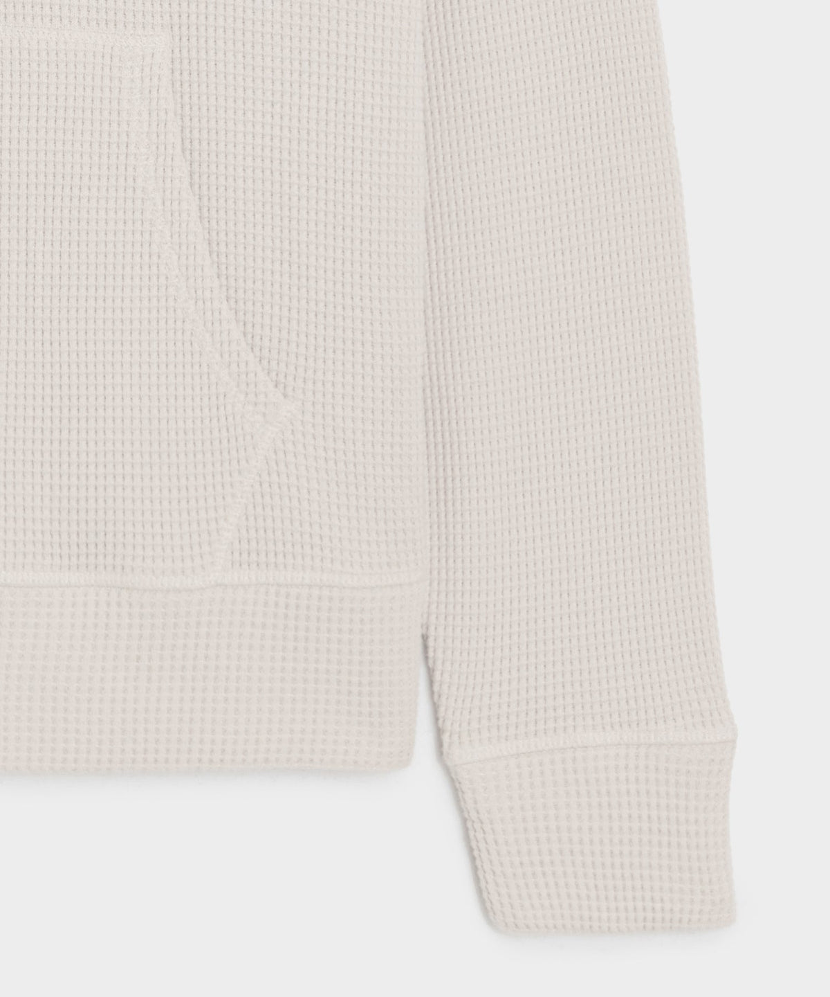 Todd Snyder Portuguese Cotton Waffle Hoodie - Pumice