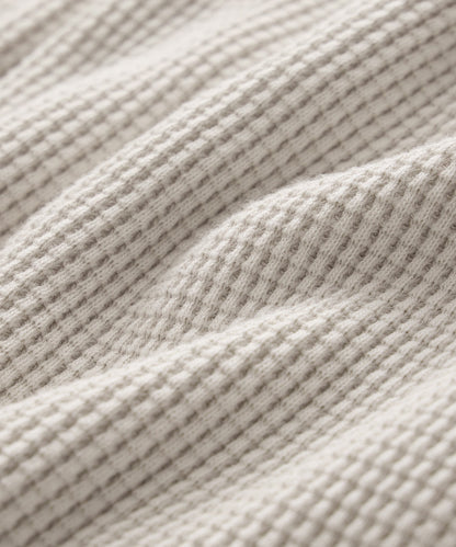 Todd Snyder Portuguese Cotton Waffle Hoodie - Pumice