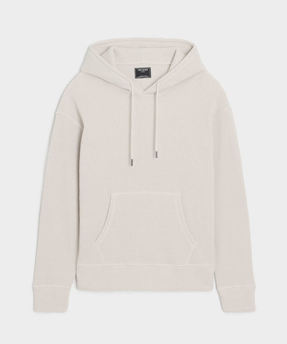 Todd Snyder Portuguese Cotton Waffle Hoodie - Pumice