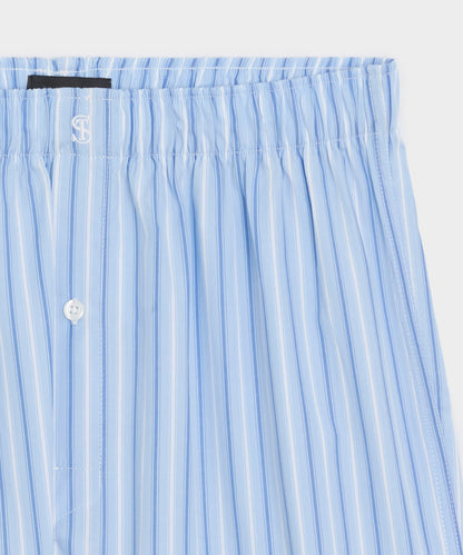 Todd Snyder Portuguese Cotton Boxers - Blue Tide