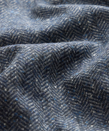 Todd Snyder Italian Wool Herringbone Chore Coat - Steel Blue