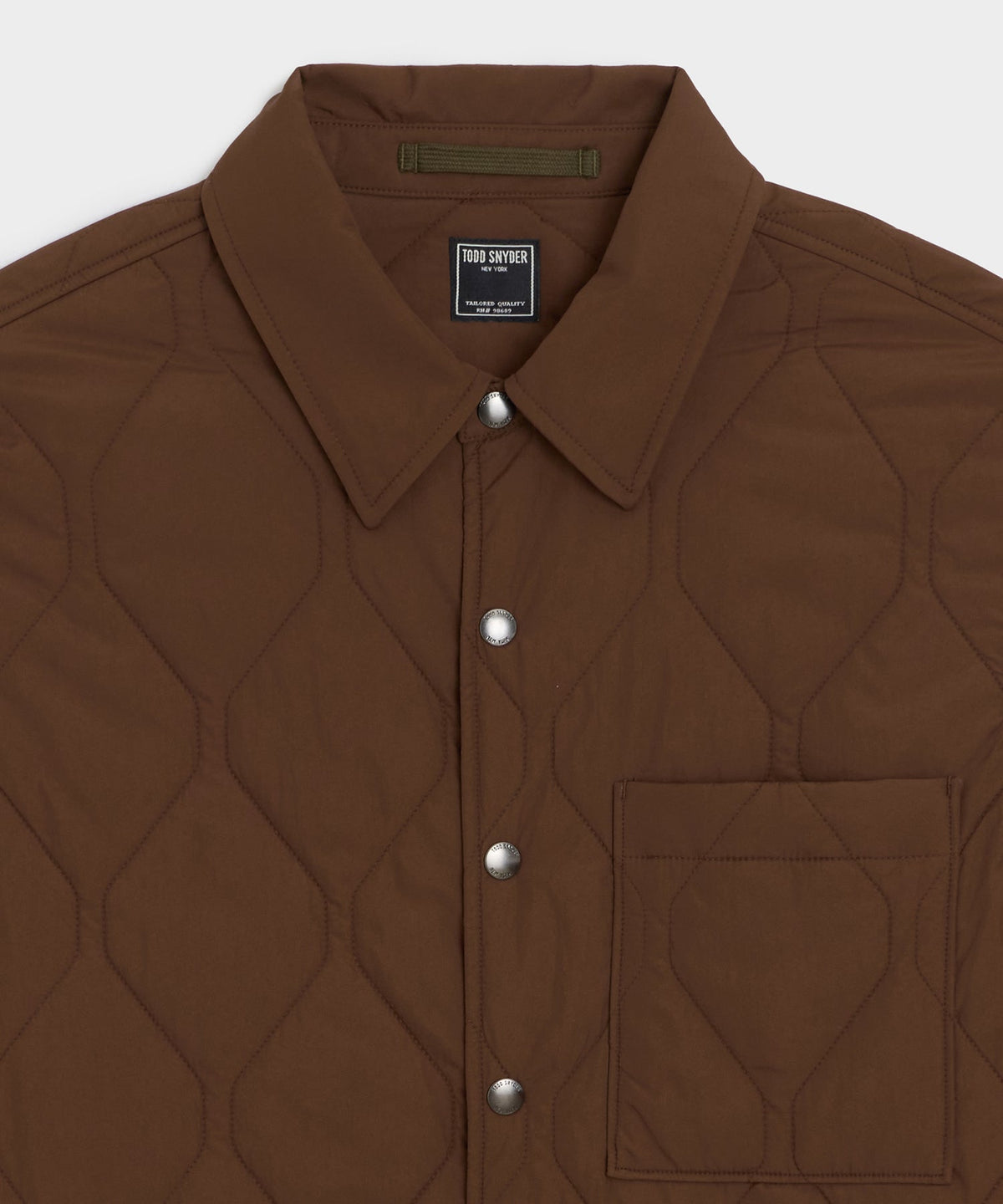 Todd Snyder Quilted Filled Shirt Jacket - Brown