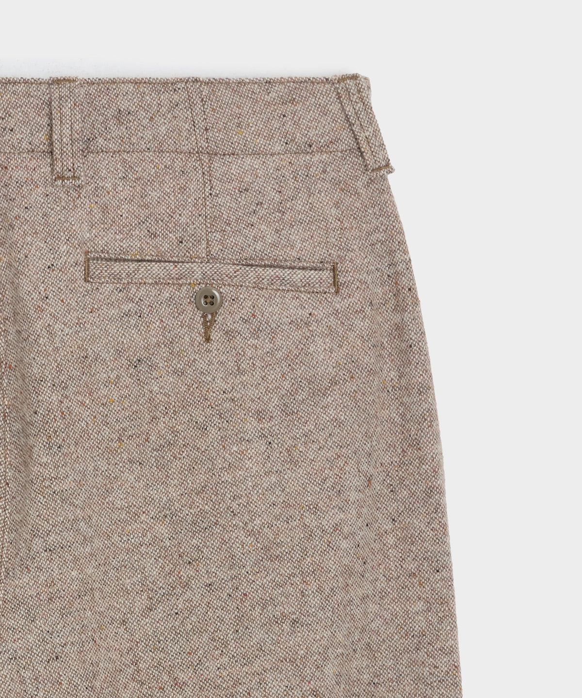 Todd Snyder Relaxed Donegal Trouser - Light Brown