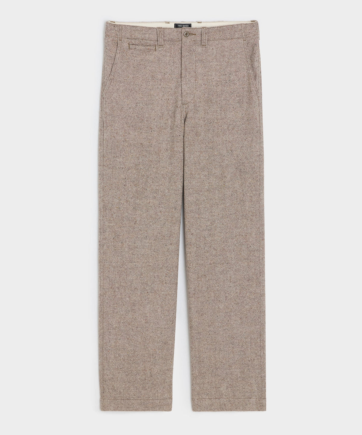 Todd Snyder Relaxed Donegal Trouser - Light Brown