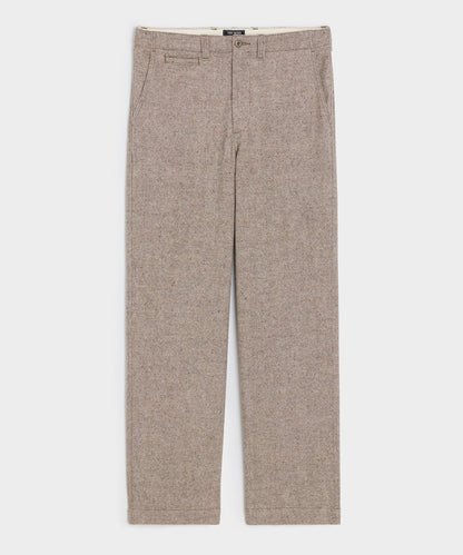 Todd Snyder Relaxed Donegal Trouser - Light Brown