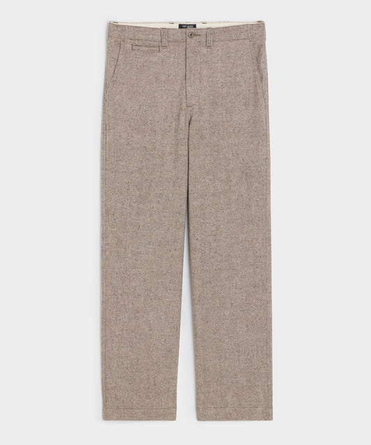 Todd Snyder Relaxed Donegal Trouser - Light Brown