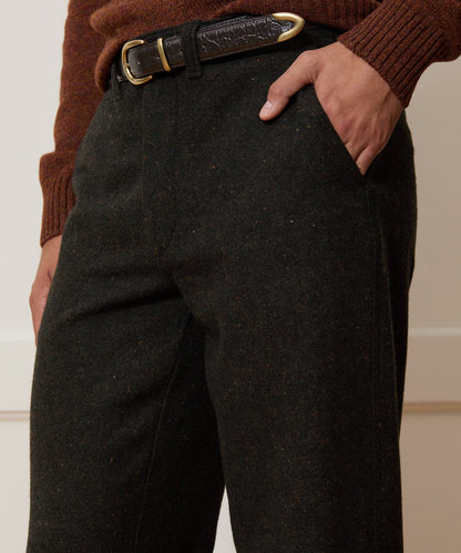 Todd Snyder Relaxed Donegal Trouser - Olive