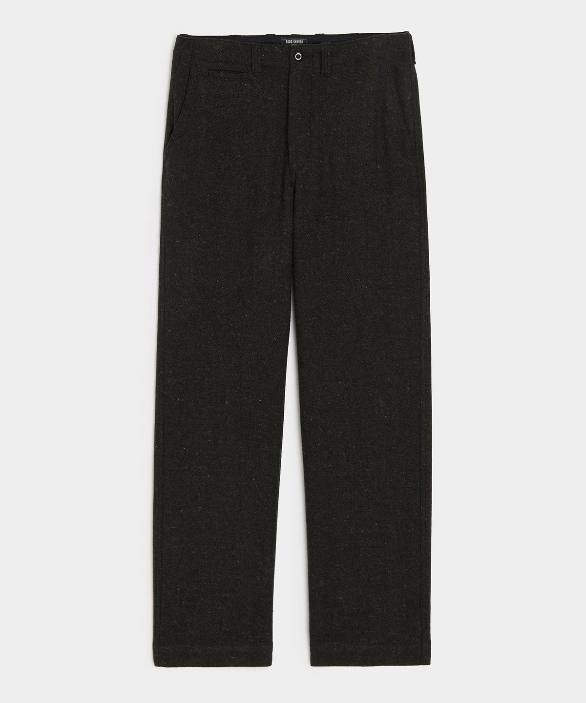 Todd Snyder Relaxed Donegal Trouser - Olive
