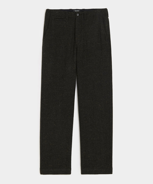 Todd Snyder Relaxed Donegal Trouser - Olive