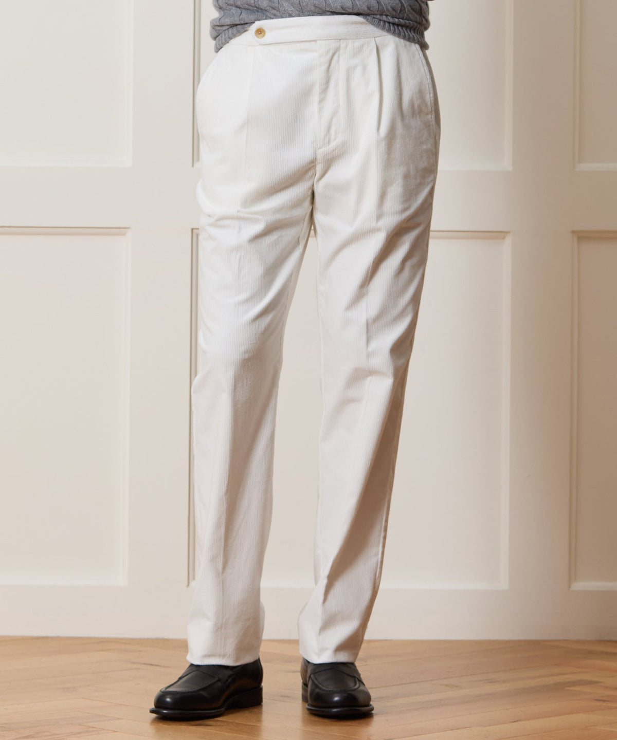 Todd Snyder Italian Corduroy Side Tab Trouser - Birch