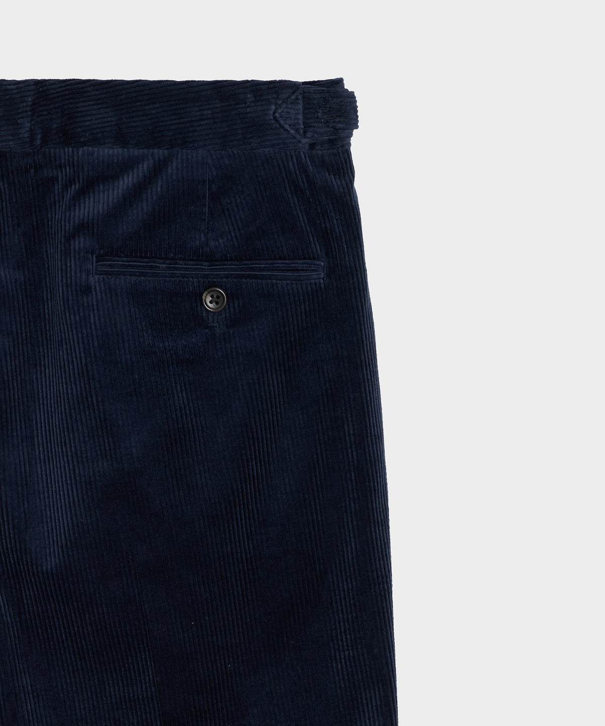 Todd Snyder Italian Corduroy Side Tab Trouser - Navy