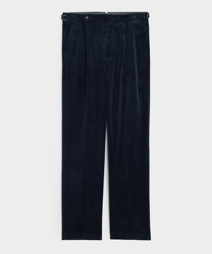 Todd Snyder Italian Corduroy Side Tab Trouser - Navy