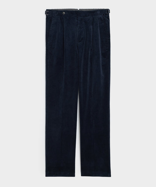 Todd Snyder Italian Corduroy Side Tab Trouser - Navy