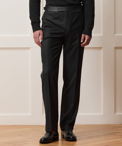 Todd Snyder Italian Flannel Tuxedo Trouser - Charcoal