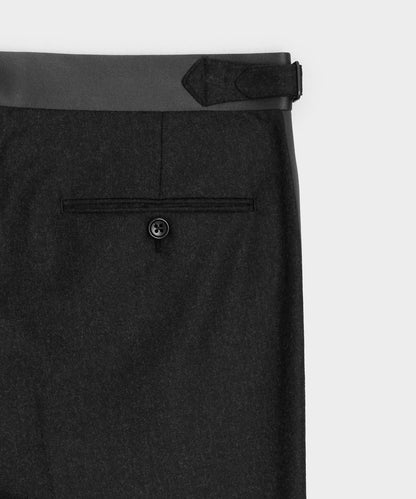 Todd Snyder Italian Flannel Tuxedo Trouser - Charcoal