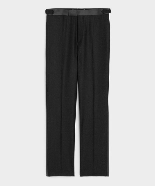Todd Snyder Italian Flannel Tuxedo Trouser - Charcoal