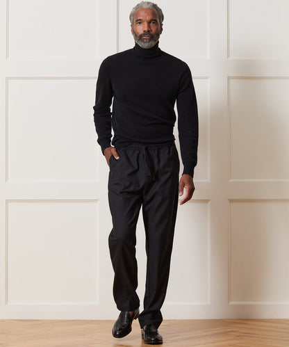 Todd Snyder Wool Leisure Trouser - Black
