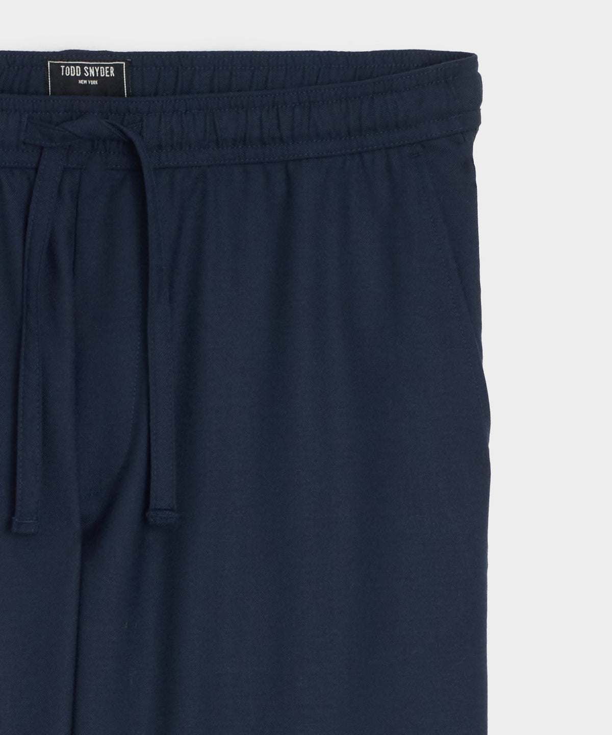 Todd Snyder Wool Leisure Trouser - Navy