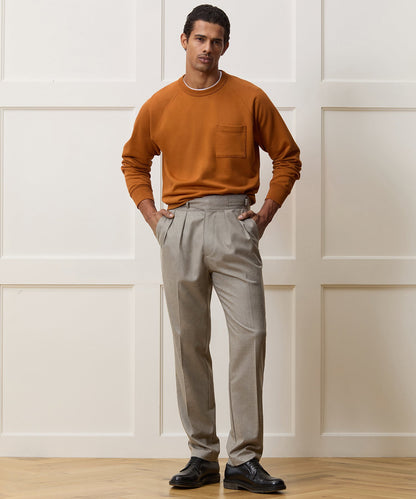 Todd Snyder Italian Flannel Gurkha Trouser - Taupe