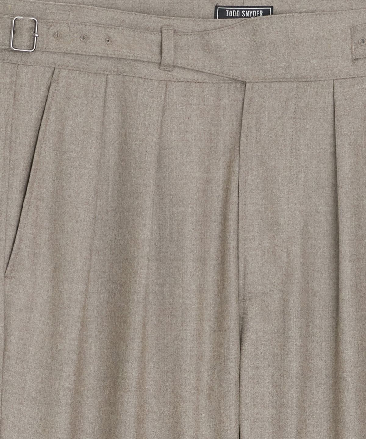 Todd Snyder Italian Flannel Gurkha Trouser - Taupe